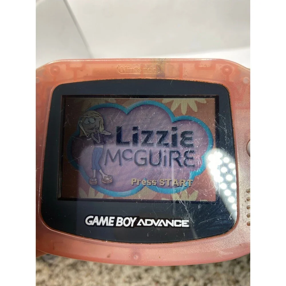 Nintendo Game Boy Advance Handheld Game Console AGB-001 Fuchsia pink GBA
